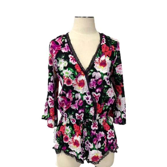 Betsey Johnson Other - Betsey Johnson Intimates- Floral Romper Size M